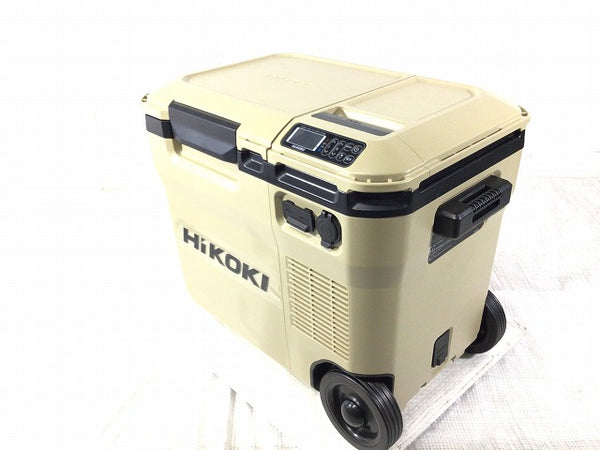 ☆極美品☆HIKOKI ハイコーキ 14.4V/18V/36V コードレス冷温庫 UL18DC サンドベージュ 本体+AC100Vアダプター+シガーコード 保冷温 113802 - 2