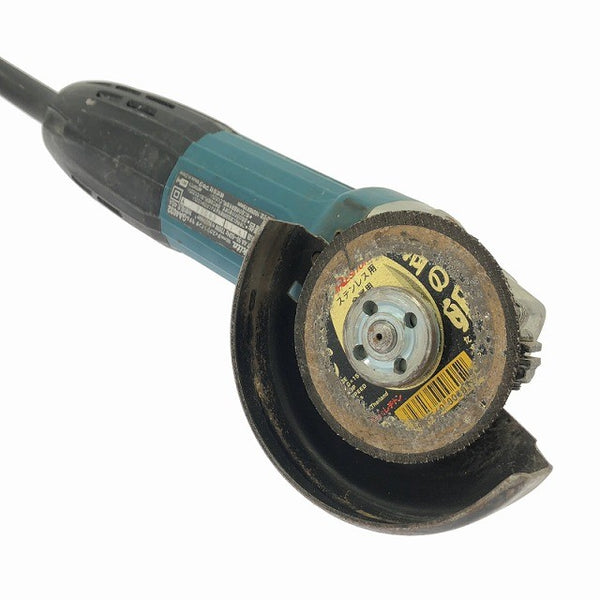 ☆中古品☆makita マキタ 100V 100mm ディスクグラインダー GA4032 コード式 ディスクサンダー 研磨 研削 切削 切断 電動工具129220 - 3