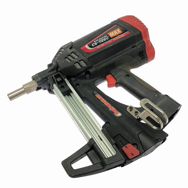 ☆中古品☆ MAX マックス 6V 充電式ガスネイラ GS-725C 本体+バッテリー2個(1.5Ah)充電器+パーツ+ケース133178 - 4