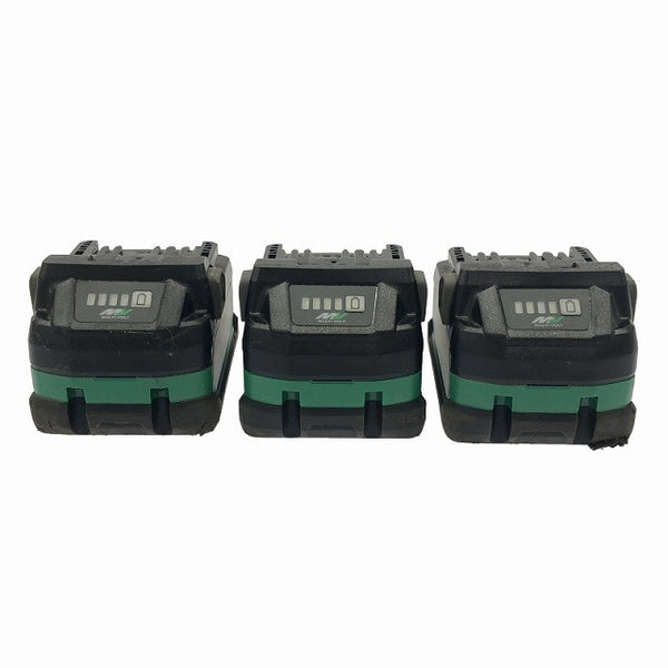 ☆中古品3個セット☆HiKOKI ハイコーキ 36V 2.5Ah 純正 マルチボルトバッテリー BSL36A18 リチウムイオンバッテリー 蓄電池117130 - 6