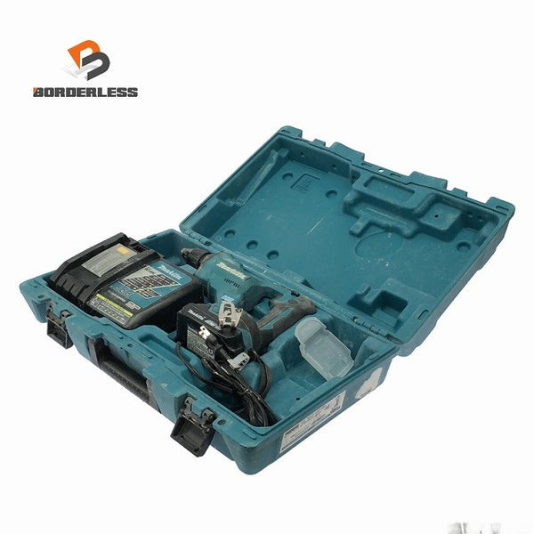 ☆中古品※コメント必読☆makita マキタ 18V 充電式スクリュードライバ FS454D バッテリ1個(2.0Ah)充電器付 ボード用ドライバー128229 - 1
