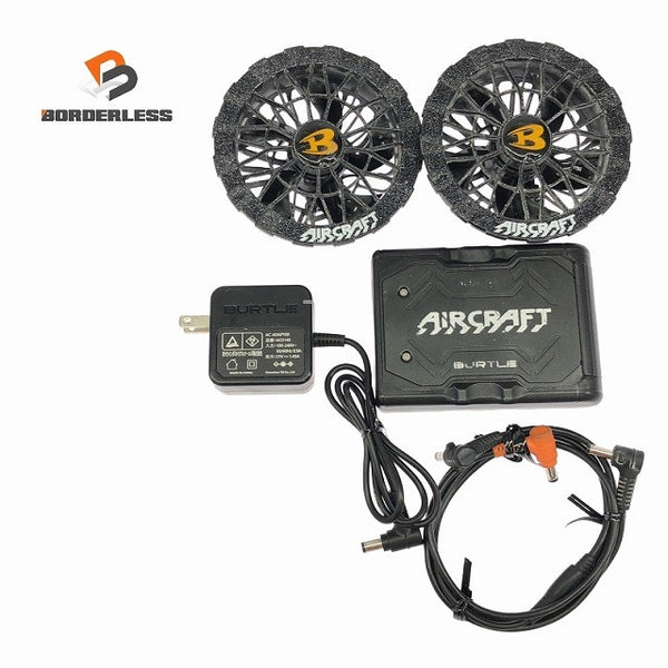 ☆比較的綺麗です☆BURTLE バートル エアークラフト リチウムイオンバッテリー AC09 ファンユニット AC09-1 暑さ対策117362 - 1