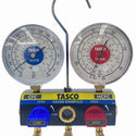 ☆未使用品☆イチネン TASCO タスコ ボールバルブ式 ゲージマニホールド TA120W-1 R22 R12 R502 冷媒 真空引き131572 - 8