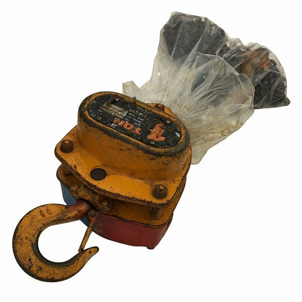☆中古品2個セット☆KITO キトー チェーンブロック M3形 CB010 荷重1.0ton/1ton 揚程2.5m 手動式 チェンブロック 吊り具 荷揚げ機136338 - 5