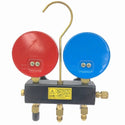 ☆中古品☆TASCO タスコ サイトグラス・高精度ゲージ付ゲージマニホールド TA120A-1 TA140B TA141B - 9