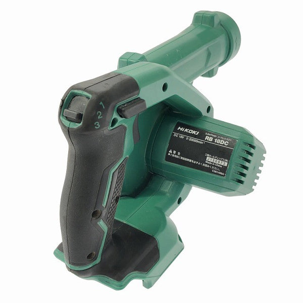 ☆美品☆HIKOKI ハイコーキ 18V コードレスブロワー RB18DC 本体+ノズル 送風機 充電式 ブロアー 清掃 掃除137001 - 4