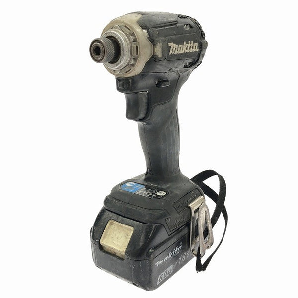 ☆中古品☆ おまけ付♪ マキタ 18V 充電式インパクトドライバ TD171DRGXB 黒/ブラック バッテリ2個 充電器 ケース付 ※コメント必読 116156 - 4