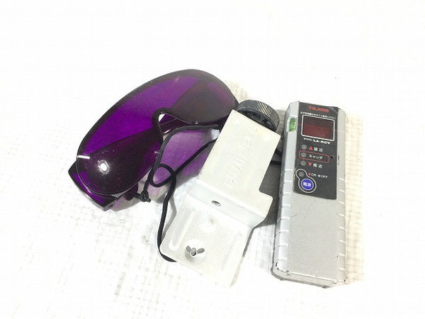 ☆中古品☆TAJIMA タジマ オートレーザー墨出し器 AL-KY 受光器 三脚2本 ケース付 レーザーライン短・横119004 - 9