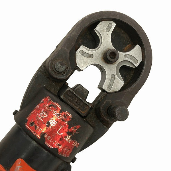 ☆中古品☆NISHIDA 西田製作所 油圧端子圧着機 NC-150DR-H ダイス4個 ケース付 手動式 油圧式 圧着工具136872 - 8