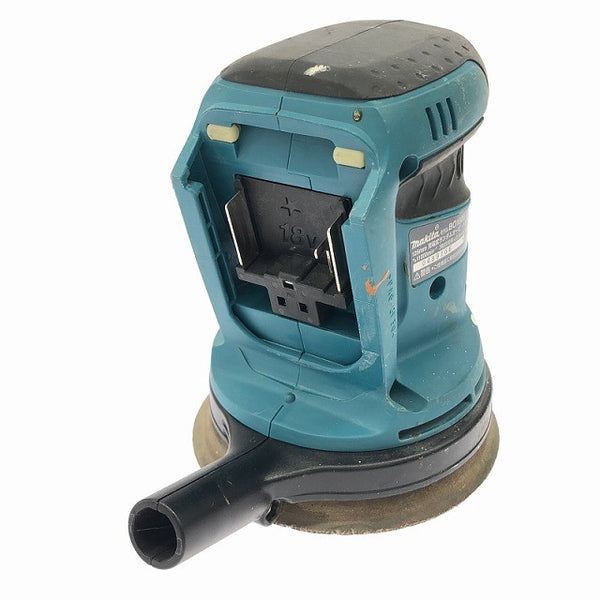 ☆中古品☆makita マキタ 18V 125mm 充電式ランダムオービットサンダー BO180D バッテリ1個(18V 6.0Ah) コードレス オービタル 電動工具135288 - 4