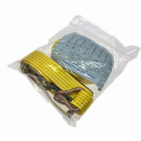 ☆未使用品4個セット☆ラッシングベルト  RTD50-250 荷重2500kg/2.5ton 幅50mm 長さ7.0m ベルトラッシング ベルト荷締機129645 - 0