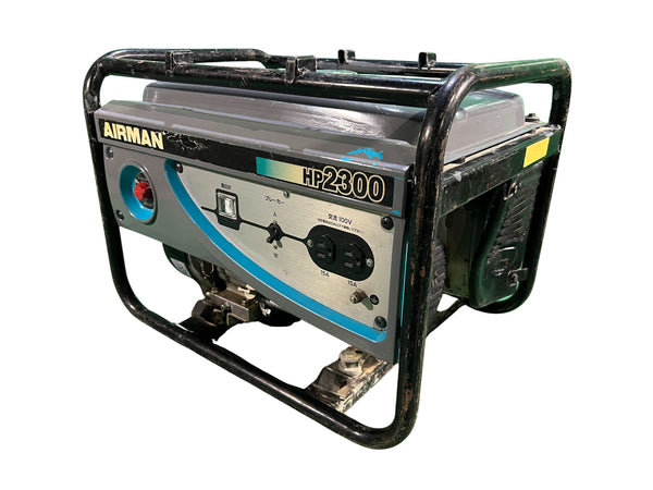☆中古品☆AIRMAN エアーマン 小型ガソリン エンジン発電機 HP2300 燃料タンク容量 12L 50/60Hz 防災 アウトドア128738 - 2