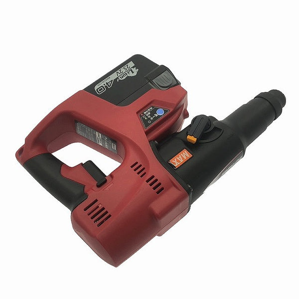 ☆未使用品☆ MAX マックス 25.2V 充電式ブラシレスハンマドリル PJ-R265-B2C/40A バッテリー2個(4.0Ah)付 充電器/ケース付 - 6