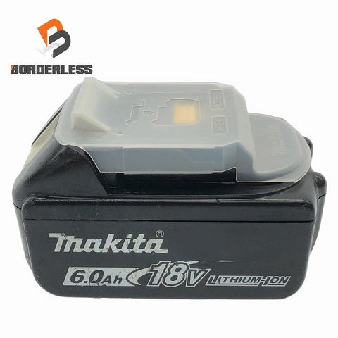 ☆比較的綺麗☆ makita マキタ 18V 6.0Ah 純正 リチウムイオンバッテリー BL1860B 残量表示付 リチウムイオン ※コメント