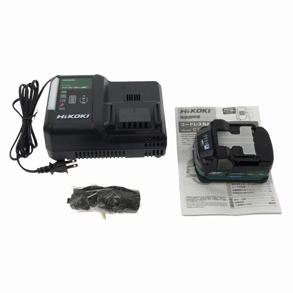 ☆未使用品☆ HIKOKI ハイコーキ 36V 165mmコードレスマルノコ C3606DB(2XPSBZ)バッテリー2個+充電器+ケース 丸のこ/丸ノコ/丸鋸 - 10
