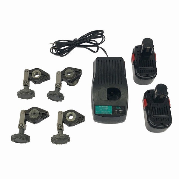 ☆中古品☆REX レックス コードレスフレア RF20N 本体 バッテリー2個(9.6V 2.0Ah) 充電器 付属品４個（クランプライナー） 116870116870 - 10