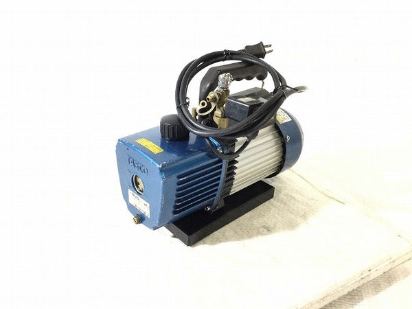 ☆中古品☆TASCO タスコ オイル逆流防止弁付高性能ツーステージ 真空ポンプ TA150XB ゲージマニホールド TA140GB/TA141GB 付き133735 - 3