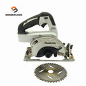 ☆中古品☆makita マキタ 18V 125mm 充電式マルノコ HS471D 白 本体のみ コードレス 丸ノコ 丸のこ 丸鋸 木工用 切断機133621 - 1