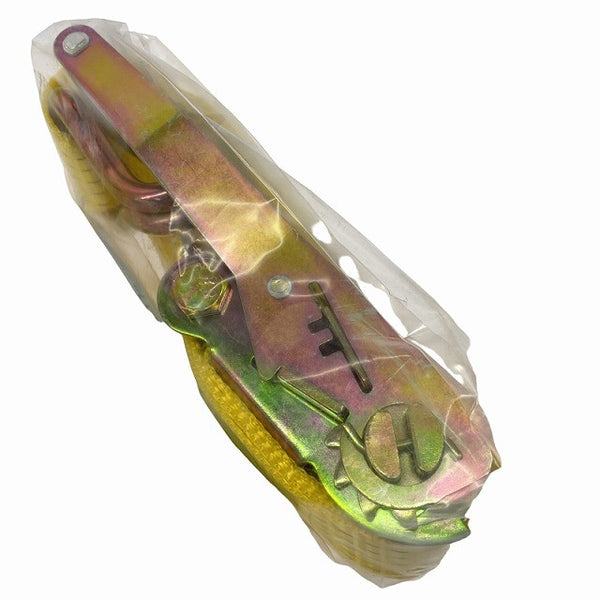 ☆未使用品4個セット☆ラッシングベルト  RTD50-250 荷重2500kg/2.5ton 幅50mm 長さ7.0m ベルトラッシング ベルト荷締機129645 - 8