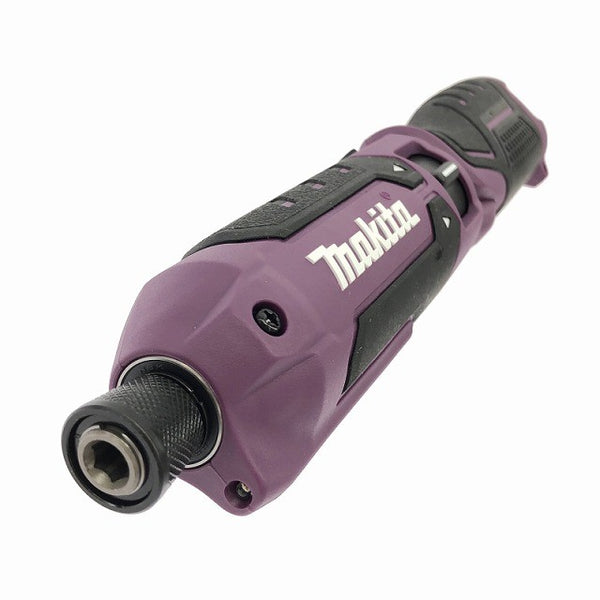 ☆未使用品 限定色☆makita マキタ 7.2V 充電式ペンインパクトドライバ TD023DHXAP 紫/パープル バッテリ2個(1.5Ah) 充電器 ケース135301 - 4