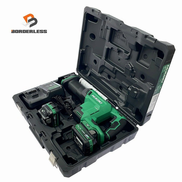 ☆未使用品☆HIKOKI ハイコーキ 36V コードレスセーバソー CR36DSA(2XPZ) バッテリ2個 充電器 ケース付 充電式レシプロソー126883 - 1