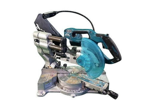☆中古品☆makita マキタ 18V 165mm 充電式スライドマルノコ LS610D 青/ブルー 本体のみ 丸鋸/マルノコ/丸ノコ - 0