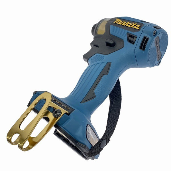 ☆未使用？美品 コメント必読☆makita マキタ 18V 充電式インパクトドライバ TD173DGXPB プレミアムブルー LXT20周年記念カラー130663 - 5