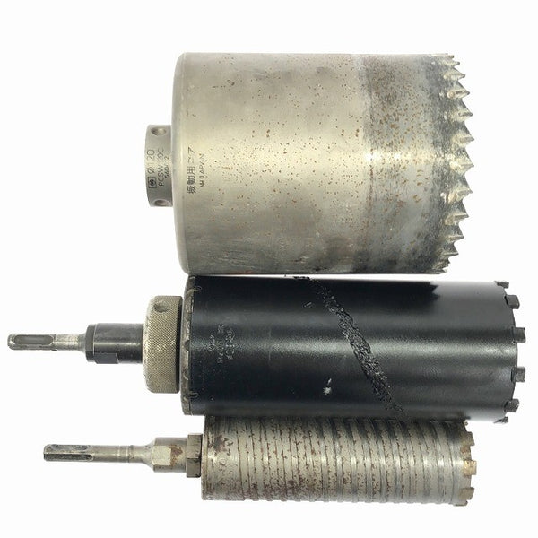 ☆中古美品 保管品3点セット☆ミヤナガ 振動用コアドリルSコア PCSW120C unika 乾式ダイヤDC ハウスB.M 乾式鉄筋コンクリート用118048 - 6