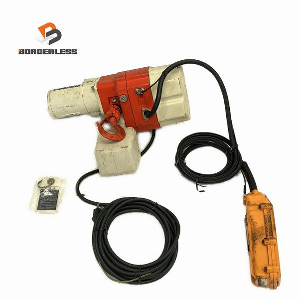 ☆中古品☆KITO キトー 100V 60kg 電気チェーンブロック ED2B 吊具134600 - 1