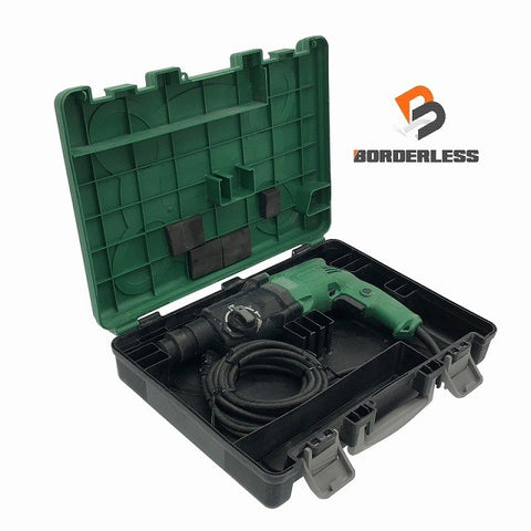 ☆中古品☆HiKOKI ハイコーキ 24mm ロータリーハンマドリル DH24PH2 ケース付き ロータリーハンマードリル 穴あけ 116679 - 0