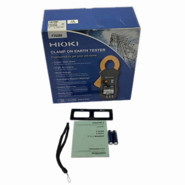 ☆未使用品☆HIOKI 日置 クランプ接地抵抗計 FT6380 クランプ式 アーステスター 接地抵抗測定用 クランプメーター123886 - 10