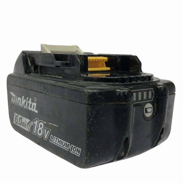 ☆中古品☆makita マキタ 18V 6.0Ah 純正 リチウムイオンバッテリー BL1860B 残量表示付 急速充電対応 蓄電池 充電池 雪マーク131569 - 6