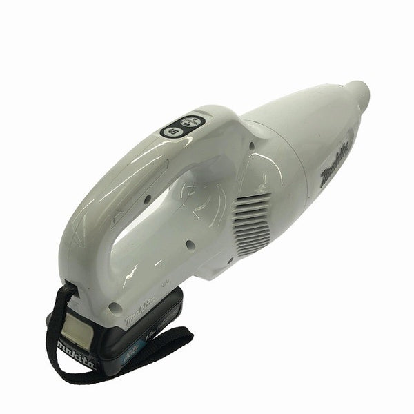 ☆比較的綺麗☆makita マキタ 10.8V 充電式クリーナー CL108FDSHW バッテリ(10.8V1.5Ah)2個 充電器 ノズル付き108120 - 4