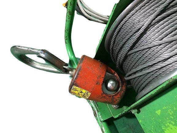 ☆中古品☆トーヨーコーケン 100V 定置型ウインチ ベビーマイティ MA-650M 定格荷重150kg 小型ウインチ - 7