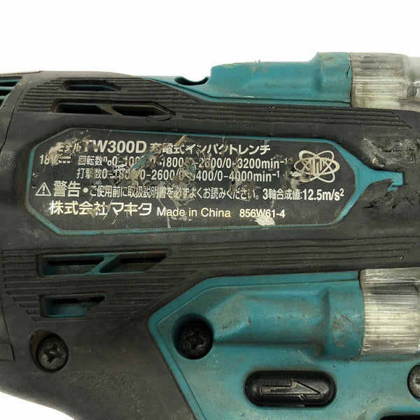 ☆中古品☆makita マキタ 18V 充電式インパクトレンチ TW300D 本体のみ コードレス バッテリー式135332 - 8