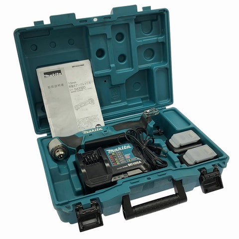 ☆美品☆makita マキタ 10.8V  充電式アングルドリル DA332D バッテリー2個(10.8V 1.5Ah) 充電器付き 電動工具133411 - 0