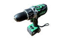 ☆極美品☆HITACHI 日立工機 14.4V コードレス振動ドライバドリル DV14DBL2 (2LYPK)  バッテリー2個(14.4V 6.0AH) 充電器 ケース115596 - 2