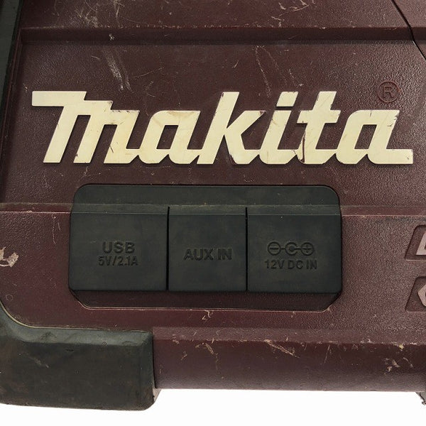 ☆中古品☆ makita マキタ 10.8V/14.4V/18V 充電式スピーカ MR200 限定色 赤/レッド 本体のみ  Bluetooth135852 - 8