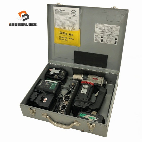 ☆中古美品☆TONE トネ 36V コードレス建方1番 CKS250 幅211mm シャーレンチ バッテリー2個(BSL36B18)充電器+パーツ+ケース133803 - 1
