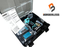 ☆未使用 限定色☆makita マキタ 18V 充電式インパクトドライバ TD173DGXTB ターコイズブルー バッテリ2個(6.0Ah) 充電器 ケース付134703 - 2