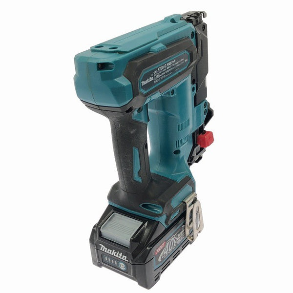 ☆中古品※コメント必読☆makita マキタ 40Vmax 充電式タッカ ST001G バッテリー1個(BL4040) ゴーグル ケース付 コードレスタッカー135012 - 6