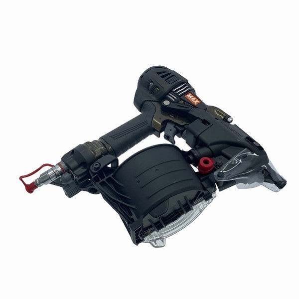 ☆未使用品☆ MAX マックス 高圧 65mm釘打機スーパーネイラ コイルネイラ HN-65N4 ( D ) アンバーオリーブ エアロスター - 5