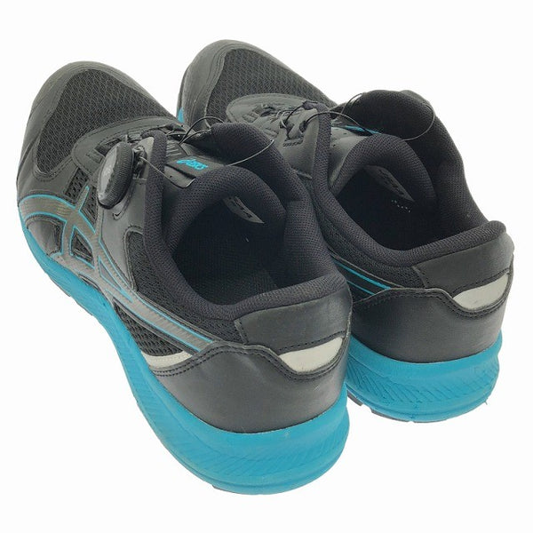 ☆比較的綺麗☆asics アシックス ウィンジョブ CP219 BOA 1273A092 ブラック×ガンメタル 27.5cm 安全靴 作業靴137778 - 5