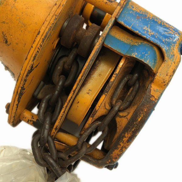 ☆中古品2個セット☆KITO キトー チェーンブロック M3形 CB010 荷重1.0ton/1ton 揚程2.5m 手動式 チェンブロック 吊り具 荷揚げ機136341 - 9