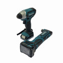 ☆中古品セット☆makita マキタ 10.8V インパクトドライバ TD110D マルチツール TM30D バッテリー4個+充電器+パーツ+専用ケース127287 - 4