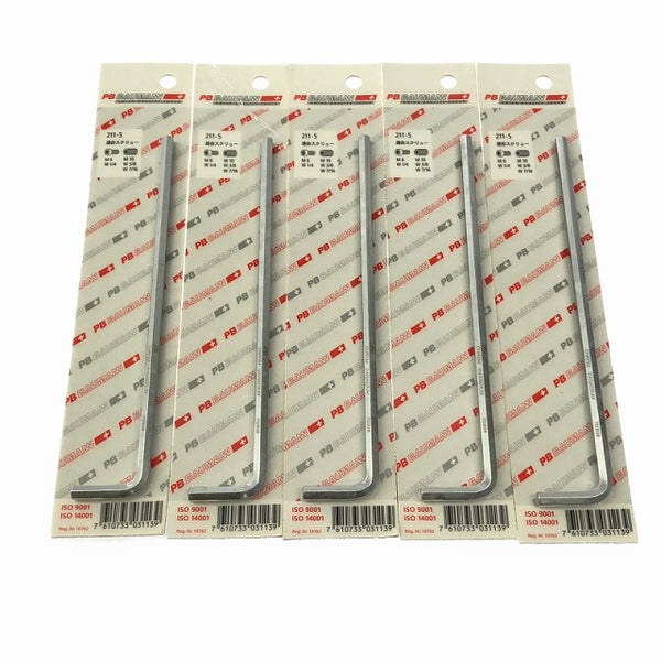 ☆未使用品138本セット☆PB スイスツールズ ロング六角棒レンチ 0.89mm～6mm 六角レンチ L字型レンチ ハンドツール110858 - 8