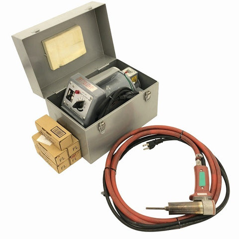 ☆中古品☆ FUJI IMPULSE 富士インパルス 100V 塩ビ溶接機 NS-300 本体+パーツ+ケース ニュースーパー300型 ホットジェット124575 - 0