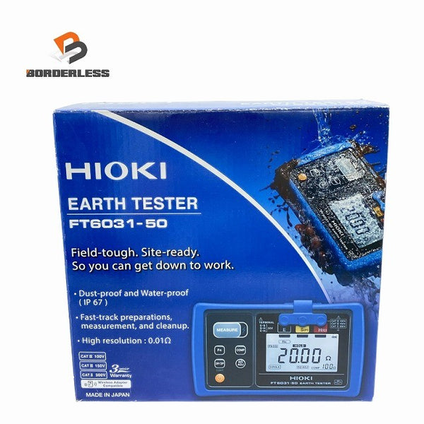 ☆未使用品☆HIOKI 日置電機 EARTH TESTER 接地抵抗計 FT6031-50 測定器 テスター 電気134543 - 1