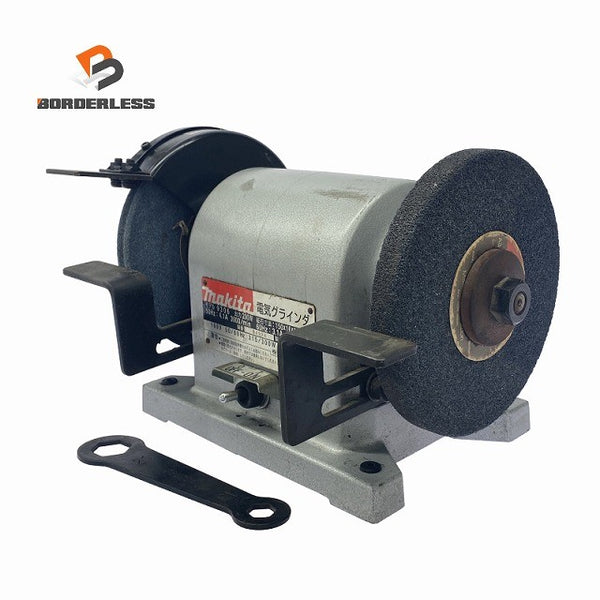 ☆中古品☆makita マキタ 100V 150mm 電気グラインダー 9306 卓上グラインダー 両頭グラインダー ベンチグラインダー 刃物研磨機131314 - 1