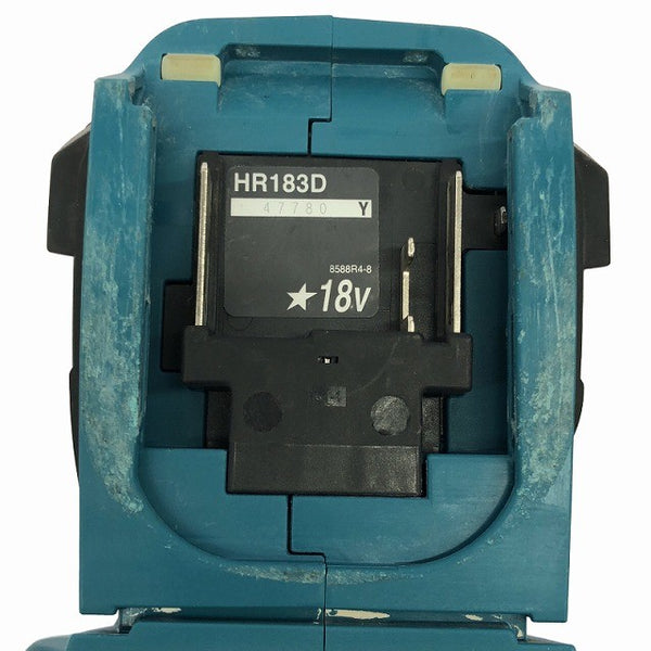 ☆比較的綺麗です☆makita マキタ 18V 18mm充電式ハンマドリル HR183D 本体+集じんシステム DX16付き 電動工具 穴あけ136711 - 8